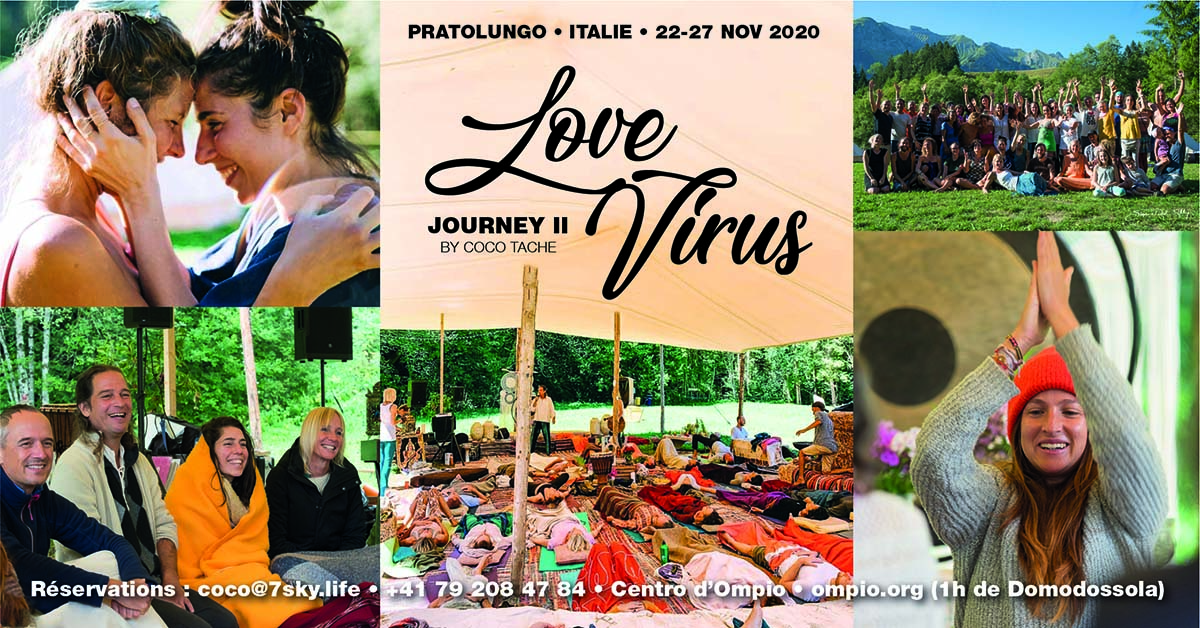 LoveVirus Journey II, vom 22. bis 27. November im Centro d’Ompio (Italien)