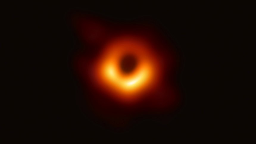 Forscher zeigen erstmals Foto von einem schwarzen Loch